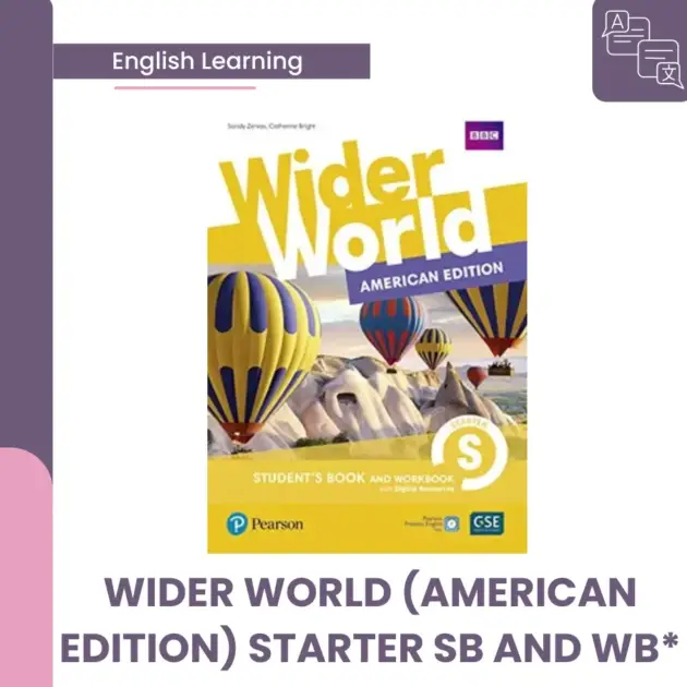 Wider World American Edition Starter Student Book & Workbook with PEP Pack