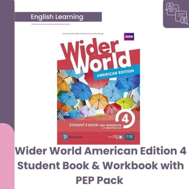 Wider World American Edition 4 Student Book & Workbook with PEP Pack